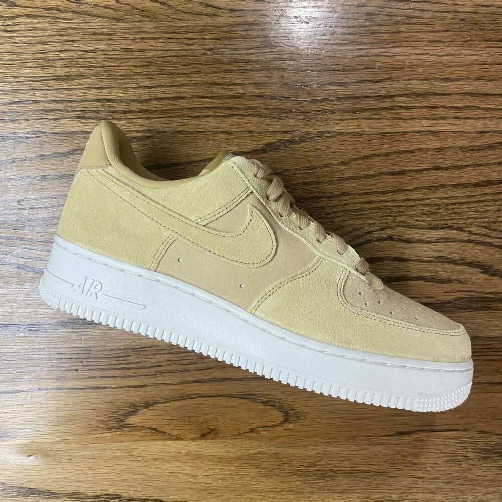 Women's Nike Air Force 1 Low '07 Club Gold Sail White Shoes Sizes NEW Tan